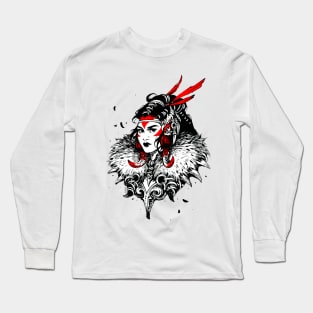 Ink Barbarian Maiden Long Sleeve T-Shirt